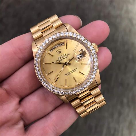 gold rolex pendant|used Rolex watches near me.